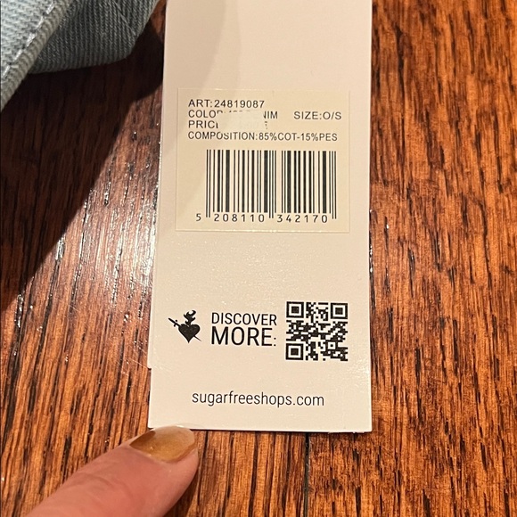 NWT Sugarfree Light Blue Quilted Wristlet / Bag - Picture 4 of 11